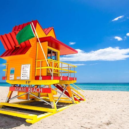 South Beach 2 Bedroom Family & Pet Friendly Apartment With Balcony & Free Parking Маями Бийч Екстериор снимка